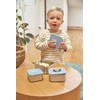 LÄSSIG Snack Box Set of 3 Stainless Steel Tiny Farmer