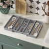 Lifewit Plastic Utensil Organizer for Kitchen Drawers, Expandable 13 to