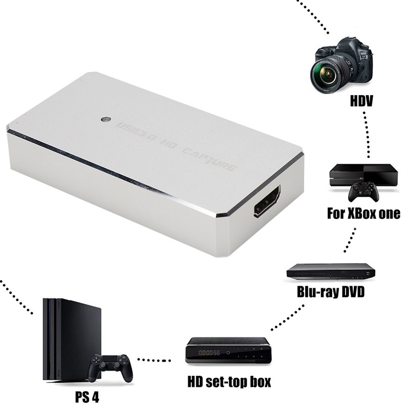 USB 3.0 HDMI HD Driver Free Video Live Streaming Recorder