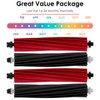 (4 Pieces) Roller Brushes Compatible with Roborock S8 Pro Ultra/