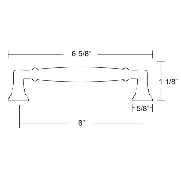 Emtek Westwood Pull Available in 4 Sizes and 6 Finishes