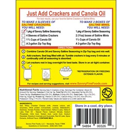 Savory Saltine Seasoning, 2.0 Ounce, Flaming Queso, 4 Pack