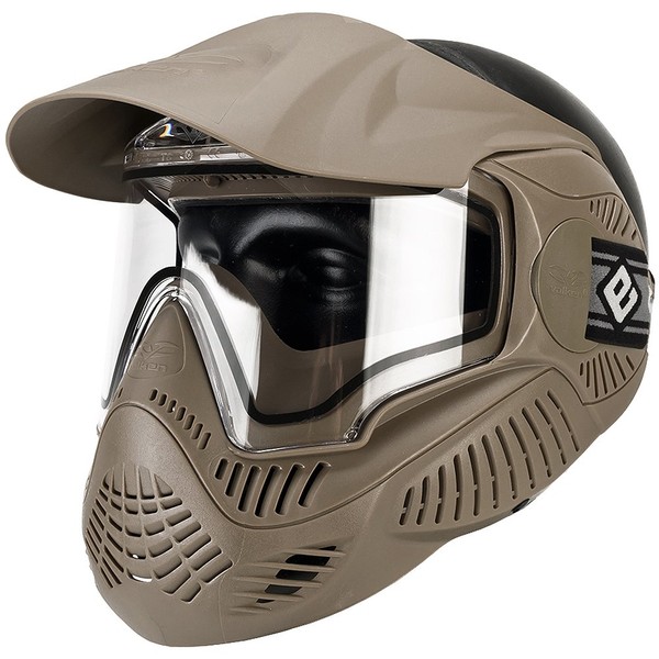 Evike Valken MI-7 Full Face Mask w/Thermal Lens - ANSI Rated - Tan - (48437)