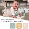 Nuby Animal Adventures Tummy Time Pillow, Sensory Toys, Baby-Safe Mirror,