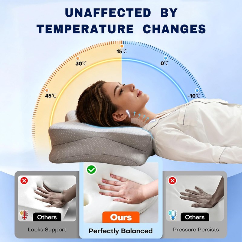 Cervical Neck Pillow for Neck Support Pillows for Sleeping