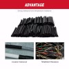 Nilight 130 Pack Dual Wall Adhesive Heat Shrink Tubing Electrical