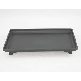 1 Rectangular Black Plastic Humidity/Drip Tray for Bonsai Tree 9"x 6"x 1"