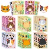 Cute Cat Face Swap Sticker Cute Cat Make-A-Face Sticker Puzzle