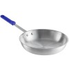 choice Choice Aluminum Fry Pan with Blue Silicone Grip (select