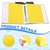 8 Tab Yellow Binder Dividers for 3 Ring Binders 8.5