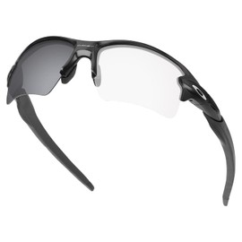 Bsymbo Clear to Dark Photochromic Lenses Replacement for Oakley Flak 2.0 Asian Fit OO9271 Sunglass