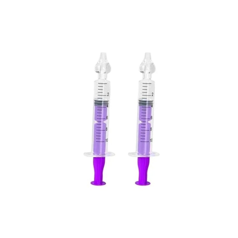 2 Enjuagues nasales para bebés en color morado. 2 PACK!
