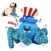 Fulundi Octopus Dog Toy Plush Stuffed Pet Toy for Aggressive