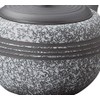 Tokoname Ware Kagayo Komaru Teapot Black Mud Line Y865
