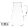 FORLIFE Flask Glass Iced Jug Tea Pitcher, 64 oz