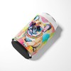 Caroline's Treasures French Bulldog Hippie Dawg Can or Bottle Hugger