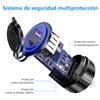 Salida USB de 12 V, carga rápida 3.0 doble salida