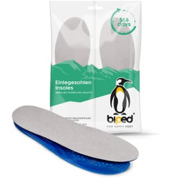 biped Gel Insoles to Cut to Size - For Leisure and Business Shoes z1012 (42-46)