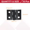 MECCANIXITY Small Acrylic Hinges Plastic Clear Hinge 35 x 25