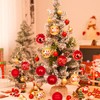 Christmas Decorations,H HOME-MART 44Pcs Christmas Tree Baubles,Christmas Ball Ornaments|Hanging Christmas