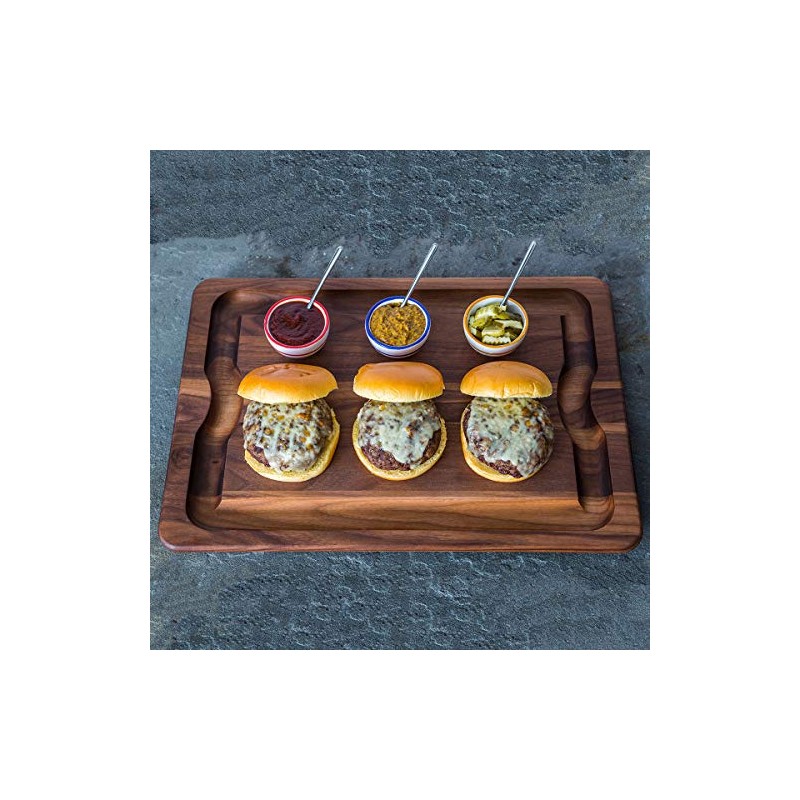 J.K. Adams Walnut BBQ Cutting Board, Brown (BBQ-2014-WAL)
