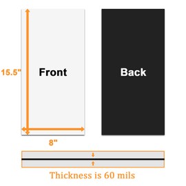 JINGZHAN Strong Magnetic Floor Vent Cover,8”X15.5” Magnet Air Vent Covers for Floor,Wall,Ceiling Vents,Suitable for Home,RV,HVAC and AC Vents,3 Pack