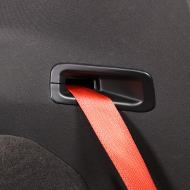 Unbranded Matte Black Car Safety Belt Base Frame Decorative Trim For Corvette C8 2020-2025