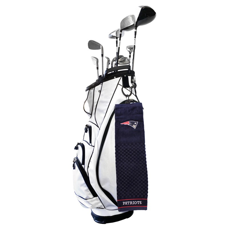 Team Golf 31710: New England Patriots Embroidered Golf Towel