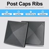 6x6 Post Caps – Aluminum Pyramid Caps Fits 5.5" x