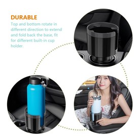 ledmomo Car Cup Holder Car Drink Holder Car Cup Holder Adapter Car Cup Holder Expander Car Cup Holder Adapter Black