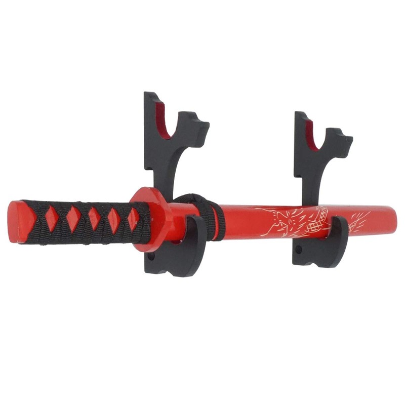 Sword Hook Wall Mount Samurai Sword Hanger Display Holder Adjustable