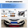 goodfitment Universal Front Lip for Car,Glossy Black Front Bumper Lip,