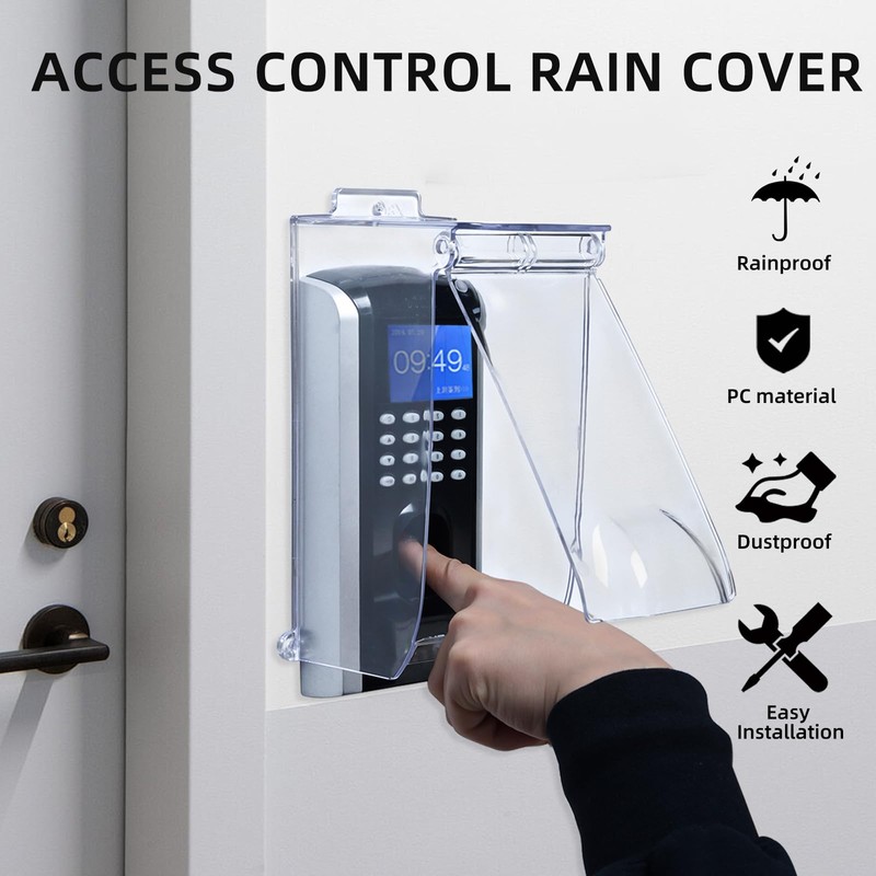 Outdoor Keypad Cover Protector,Clear Flip Cap Doorbell Rain Cover,Doorbell Cover