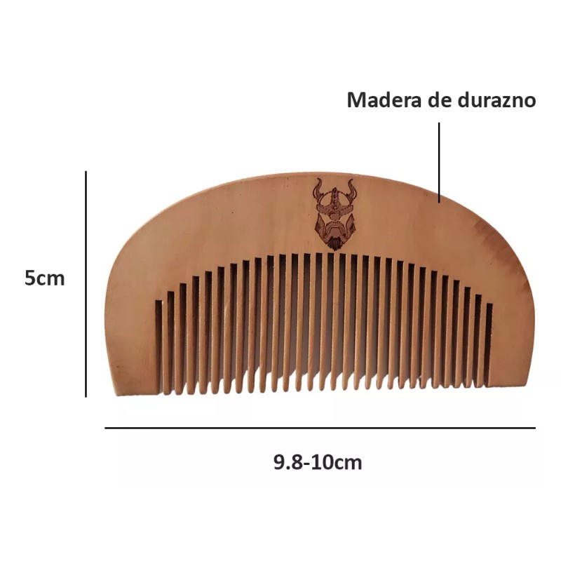 Barbarian Brothers Peine De Madera Para Barba Barbarian Brothers