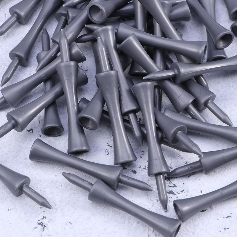 FAVOMOTO 50pcs 70mm Large Castle Golf Tees Plastic Castle Golf