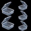 Aoktorkit 5PCS Square Transparent Plastic Organizer;9.4 * 9.4 * 3cm