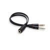 Audio Converter Cable 3.5mm Audio Distribution Cable Deear 4 Pole