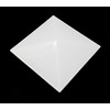 Plastic Pyramid 4x4 Nominal (3-5/8"x3-5/8") Fence Post Caps with Pre-Drilled