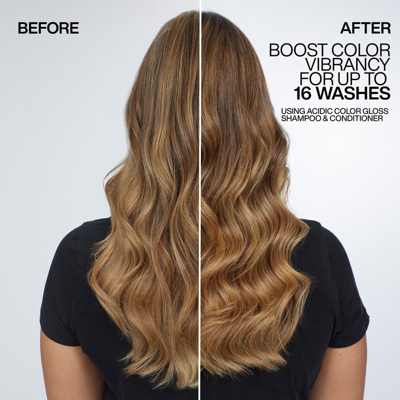 REDKEN Acidic Color Gloss Conditioner, Colour Protection, Glass-Like Shine, for