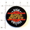 Unbranded AC/DC ACDC (band) Round High Voltage Embroidered Patch Iron-On