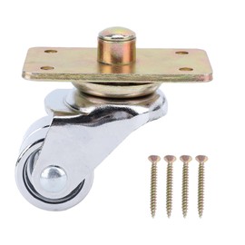 Upright Piano Wheel with Top Plate 360 Degree Rotation Caster for Piano Frame Home Furniture Bookshelf Sofa