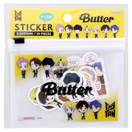 Sunstar Stationery TinyTAN S8586292 Flakes with Case, Yellow