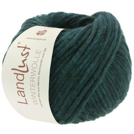 LANA GROSSA Landlust Winterwolle | Soffilo mit Yakfasern | Handstrickgarn aus 50% Schurwolle (Merino), 35% Baumwolle & 15% Yak | 50g Wolle zum Stricken & Häkeln | 70m Garn