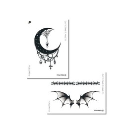 Moon-Wing Tattoo Sticker Set / Moon-Wing 타투스티커 세트