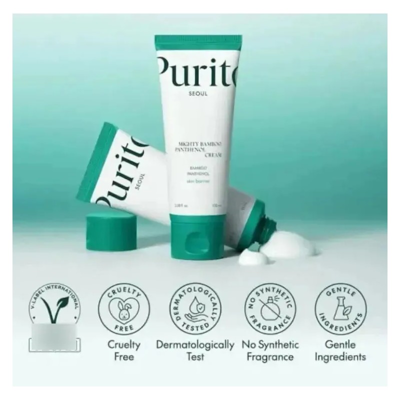 Purito Crema Pantenol Mighty Bamboo Panthenol Cream 100ml