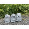 Stone and Style Stone Figurine Set of 3 Hedgehogs See