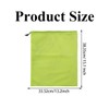 5 Pcs Mesh Drawstring Bags Colour Nylon Mesh Storage Bags