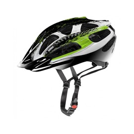 uvex supersonic - Lightweight All-Round Helmet for Men and Women - Individual Size Adjustment - Washable Interior - Black Green - 52-57 cm