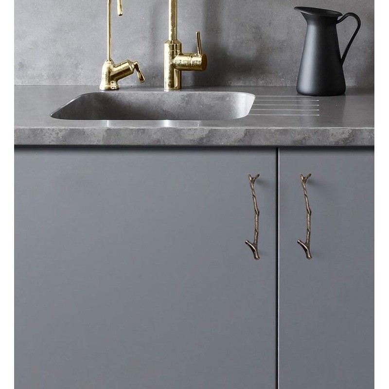 10 Pack Bronze Twig Pulls Branch Zinc Alloy Decorative Cabinet