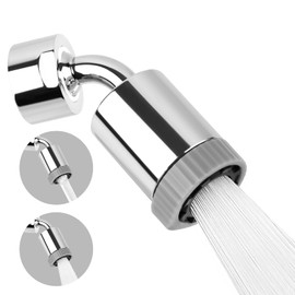 Aeratore Rubinetto 720° Girevole, 2 Modalità Aeratore Filtro Antispruzzo